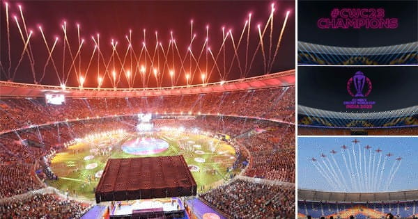 World Cup फाइनल पर इतिहास रचने की तैयारी... आसमान पर लिखा जाएगा विश्व विजेता का नाम; एयर शो, ड्रोन शो, म्यूजिक शो के अलावा बहुत कुछ, मैच का शेड्यूल देख रह जाएंगे दंग