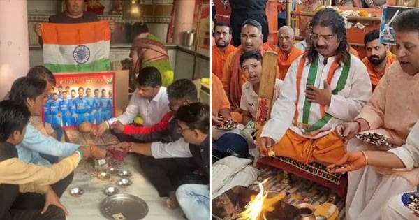 वर्ल्ड कप फाइनल में आज IND Vs AUS : टीम इंडिया की जीत के लिए किया जा रहा हवन, इंदौर में मैच देखने के लिए कई जगहों पर लगी मेगा स्क्रीन