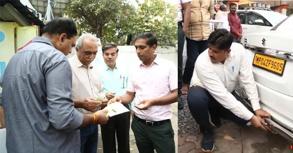 भोपाल में AQI लेवल 300 पार : कलेक्टर ने देखी PUC जांच की व्यवस्था, फुल टैंक कराने पर गाड़ी का पीयूसी मुफ्त मिलेगा