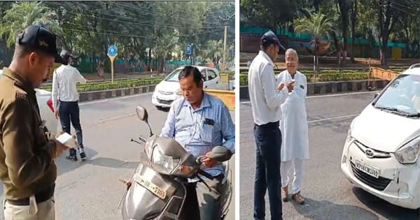 भोपाल में हेलमेट और सीट बेल्ट चैकिंग शुरू, हाई कोर्ट के आदेश पर शहर में बिना हेलमेट नहीं मिलेगा पेट्रोल, ऑफिस में एंट्री पर भी रोक