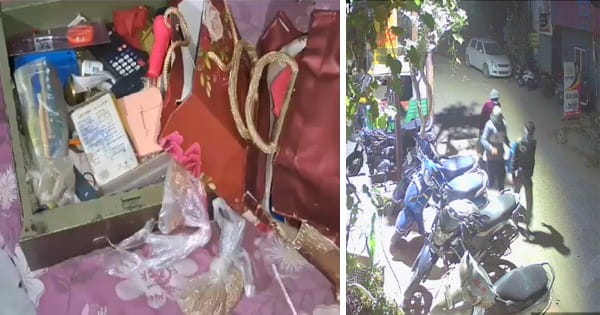इंदौर : डॉक्टर दंपति के घर 20 लाख की चोरी, स्क्रू नहीं खुले तो पहले पानी डाला, फिर ग्रिल सहित उखाड़ी खिड़की; CCTV में कैद हुए बदमाश