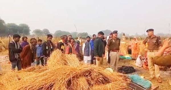 बांदा में खेत में सो रहे किसान की गोली मारकर हत्या, परिजनों ने गांव के ही युवक पर लगाया आरोप