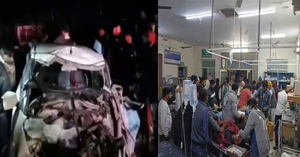 राजस्थान : चूरू में शादी समारोह में जा रहे 3 बच्चों समेत 4 की सड़क हादसे में मौत, अजमेर में दो बसों की टक्कर में 2 की मौत; 10 बच्चे घायल