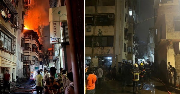मुंबई : चार मंजिला इमारत में लगी आग, महिला समेत 2 की मौत, 9 लोगों का रेस्क्यू