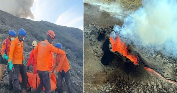 इंडोनेशिया के माउंट मरापी ज्वालामुखी में विस्फोट, 23 शव मिलने के बाद तलाश अभियान खत्म