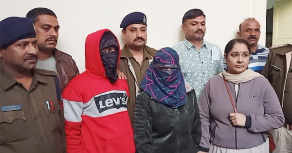 डबल मर्डर का खुलासा : अश्लील वीडियो बनाकर महिला को कर रहा था ब्लैकमेल, पति के साथ मिलकर उतारा मौत के घाट, आरोपी पति-पत्नी गिरफ्तार