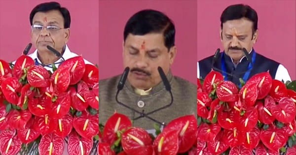 MP में अब 'मोहन' राज, देवड़ा-शुक्ला ने ली डिप्टी CM की शपथ; PM मोदी- शाह और नड्डा रहे मौजूद