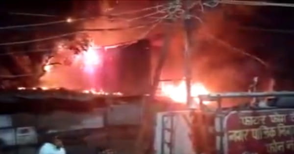 भोपाल : देर रात कबाड़ी की दुकान में लगी भीषण आग, मचा हड़कंप; लाखों की संपत्ति जलकर खाक