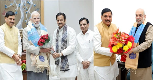 मंत्रिमंडल विस्तार को लेकर चल रहीं अटकलों के बीच सीएम डॉ. यादव ने की मोदी-शाह से मुलाकात