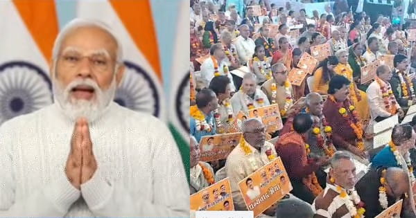 हुकुमचंद मिल के मजदूरों को मिली बकाया राशि, PM बोले- मेरे लिए चार जातियां सबसे बड़ी, सीएम ने कहा- मजदूर का बेटा हूं, इसीलिए दर्द समझता हूं