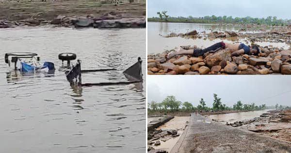 कोहन नदी में बहे दो सगे भाइयों के शव मिले, लहसुन बेचकर लौट रहे युवक नदी पार करते समय ट्रैक्टर समेत बह गए थे
