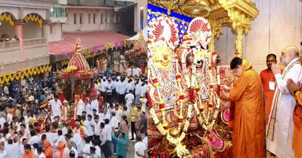 जगन्नाथ रथ यात्रा 2025 : भक्ति, परंपरा और आस्था का महासंगम… अमित शाह ने अहमदाबाद के मंदिर में की मंगला आरती