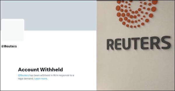 भारत में इंटरनेशनल न्यूज एजेंसी Reuters का X अकाउंट ब्लॉक, क्या है वजह?