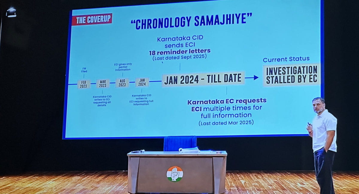 12 हजार वोटों का 'फर्जीवाड़ा'... राहुल गांधी का बड़ा आरोप, वोट चोरी और चुनाव आयोग पर गंभीर सवाल
