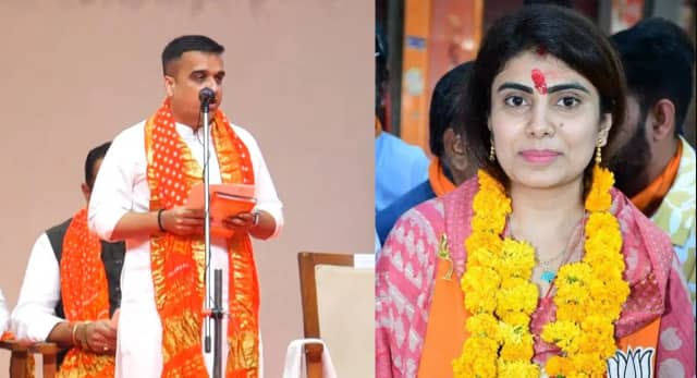 गुजरात में कैबिनेट विस्तार : हर्ष संघवी बने डिप्टी CM, रिवाबा जडेजा सहित सभी नए मंत्रियों ने ली शपथ