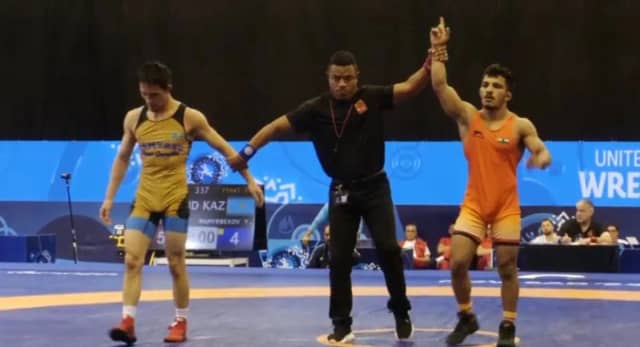 U-23 विश्व कुश्ती चैंपियनशिप : भारतीय पहलवान विश्वजीत मोरे ने जीता ब्रॉन्ज, 55 किलो ग्रिको-रोमन में कजाकिस्तान को हराया