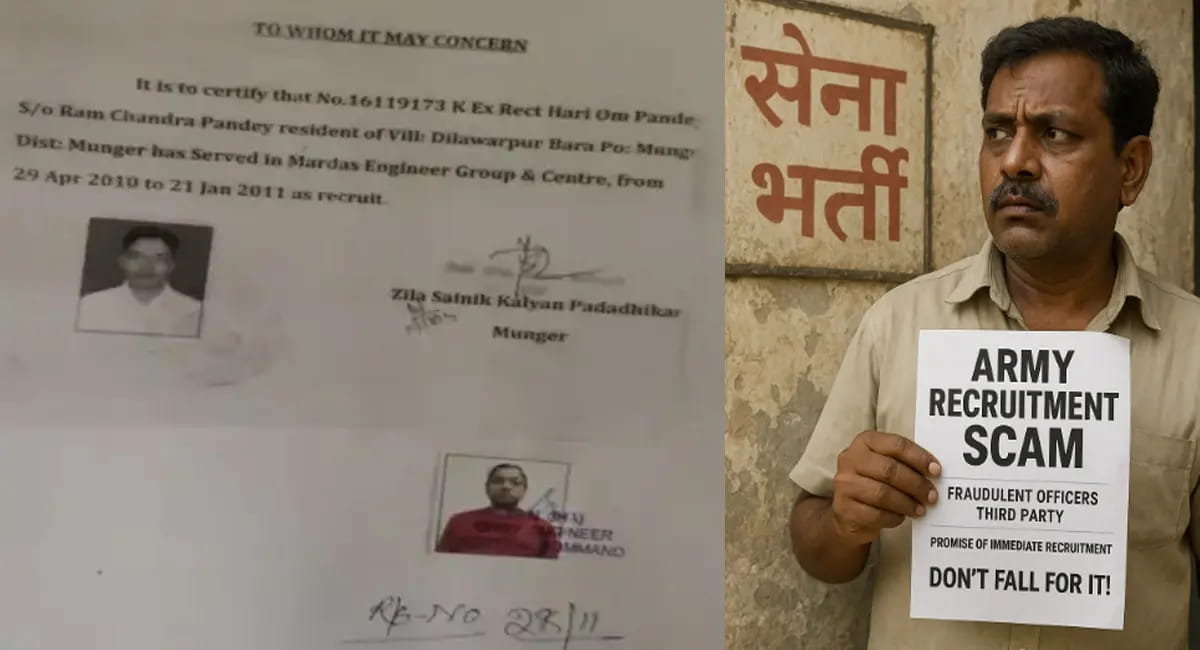 फर्जी कर्नल ने रिटायर्ड फौजी से ठगे 15 लाख रुपए, बेटे को दिया नकली ज्वाइनिंग लेटर