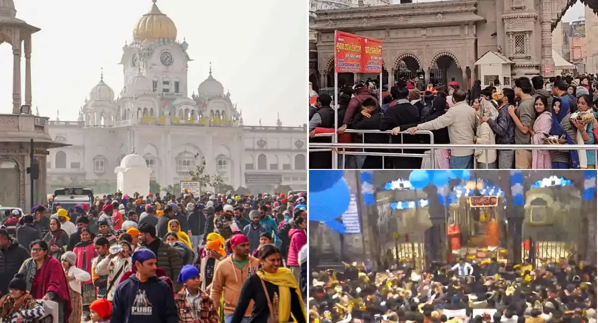 महाकाल से काशी तक मंदिरों में उमड़ा आस्था का सैलाब, पर्यटन स्थलों पर जश्न