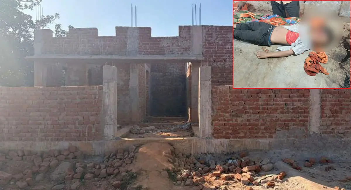 निर्माणाधीन आंगनबाड़ी का छज्जा गिरा, 6वीं के छात्र की मौत; हेडमास्टर सस्पेंड, सरपंच-सचिव पर FIR
