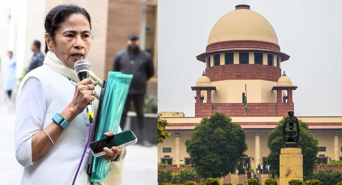 ममता सरकार को सुप्रीम कोर्ट का नोटिस, ED अफसरों के खिलाफ FIR पर रोक