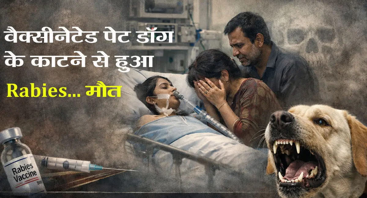 रिटायर्ड IAS अधिकारी की बेटी की रेबीज से मौत, काटने के 4 महीने बाद थम गई सांसें
