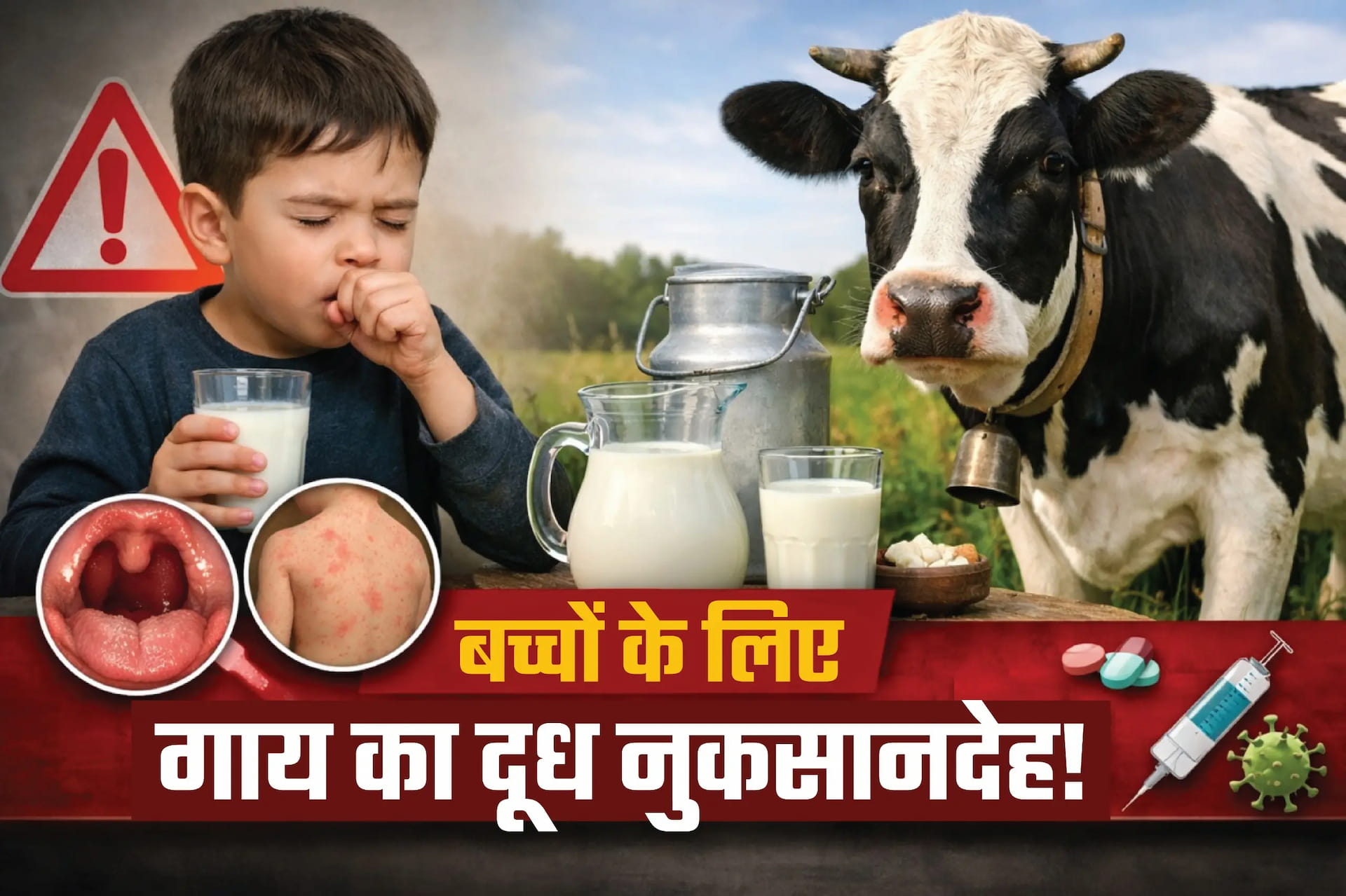क्या आप भी अपने बच्चे को पिलाते हैं गाय का दूध... तो हो जाएं सावधान!