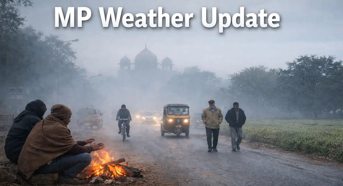 ओले-बारिश के बाद बढ़ी ठिठुरन, 31 जनवरी से फिर बदलेगा मौसम; भोपाल समेत कई जिलों में घना कोहरा