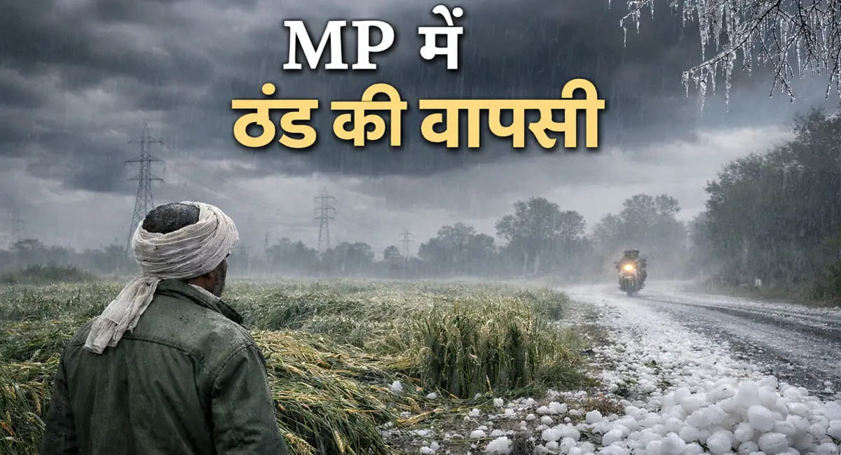कहीं ओले-कहीं कोहरा… मावठे की बारिश ने बदला मौसम, किसानों की बढ़ी टेंशन
