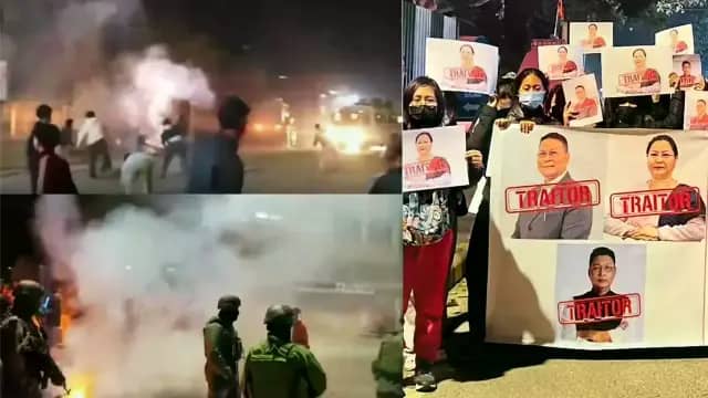 डिप्टी सीएम के विरोध में क्यों हो रहे हिंसक प्रदर्शन?