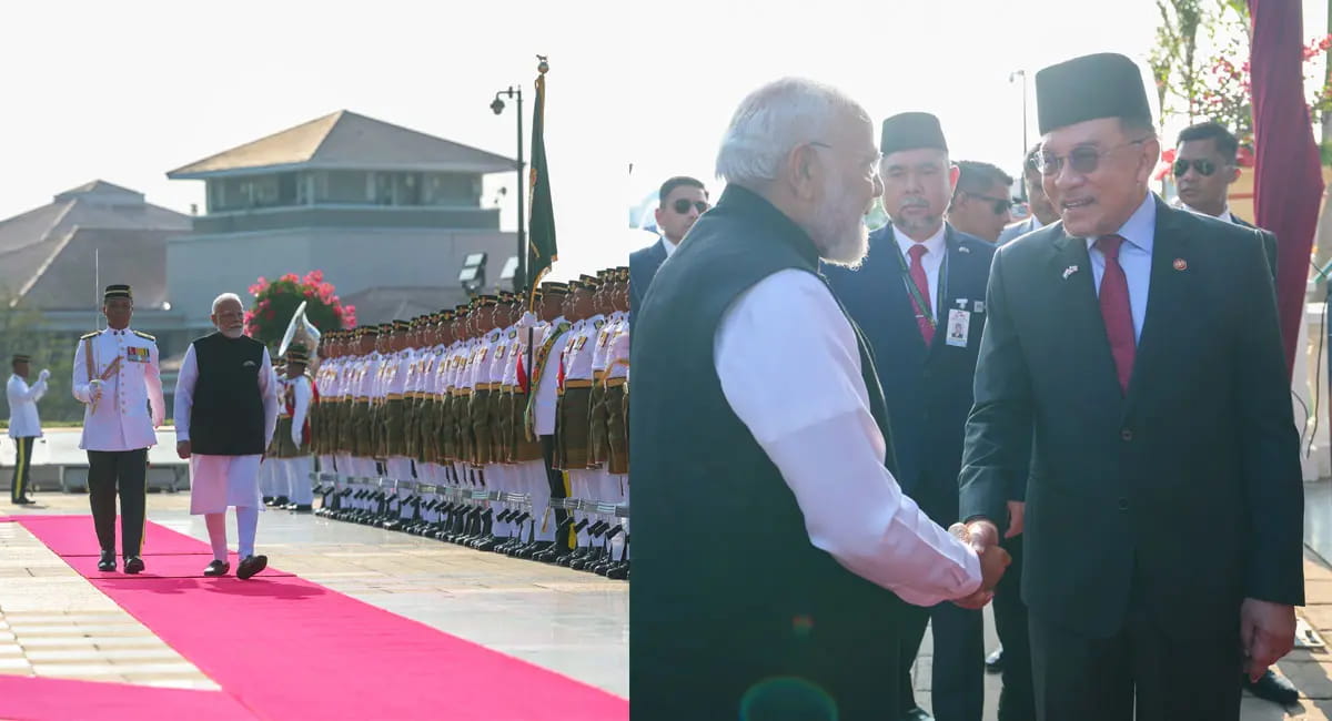 गार्ड ऑफ ऑनर से हुआ स्वागत, बोले- दोनों देशों के रिश्तों को नई ऊंचाई पर ले जाना है लक्ष्य