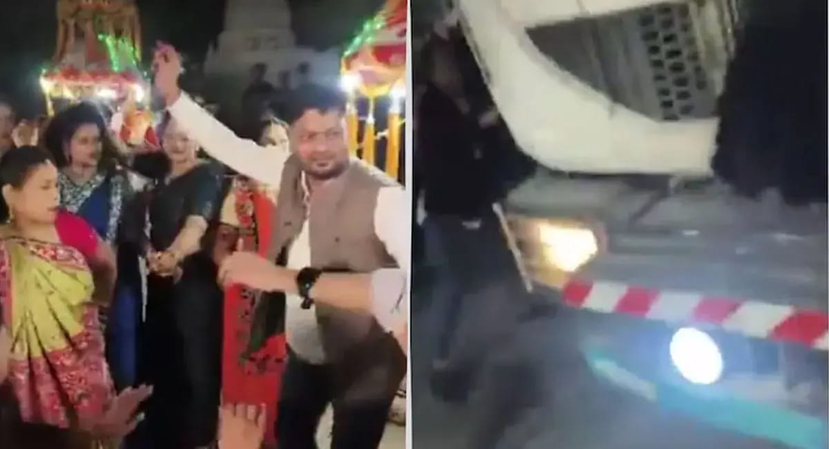 बारात में नाच रहे लोगों पर चढ़ा ट्रक, एक की रीढ़ की हड्डी टूटी... दूसरे का कुचला पैर