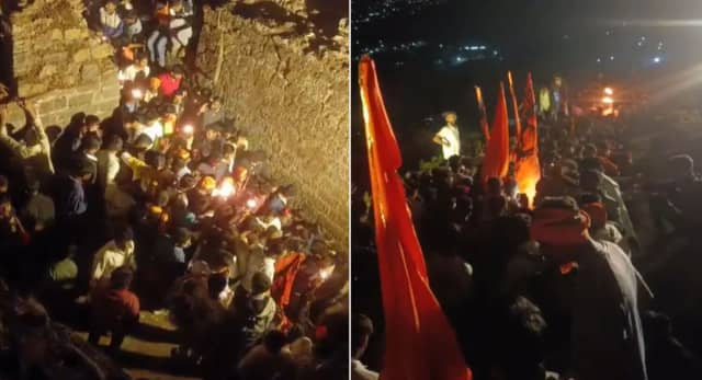 महिला-बच्चों समेत कई घायल, रास्ता संकरा होने से जमा हुई भीड़