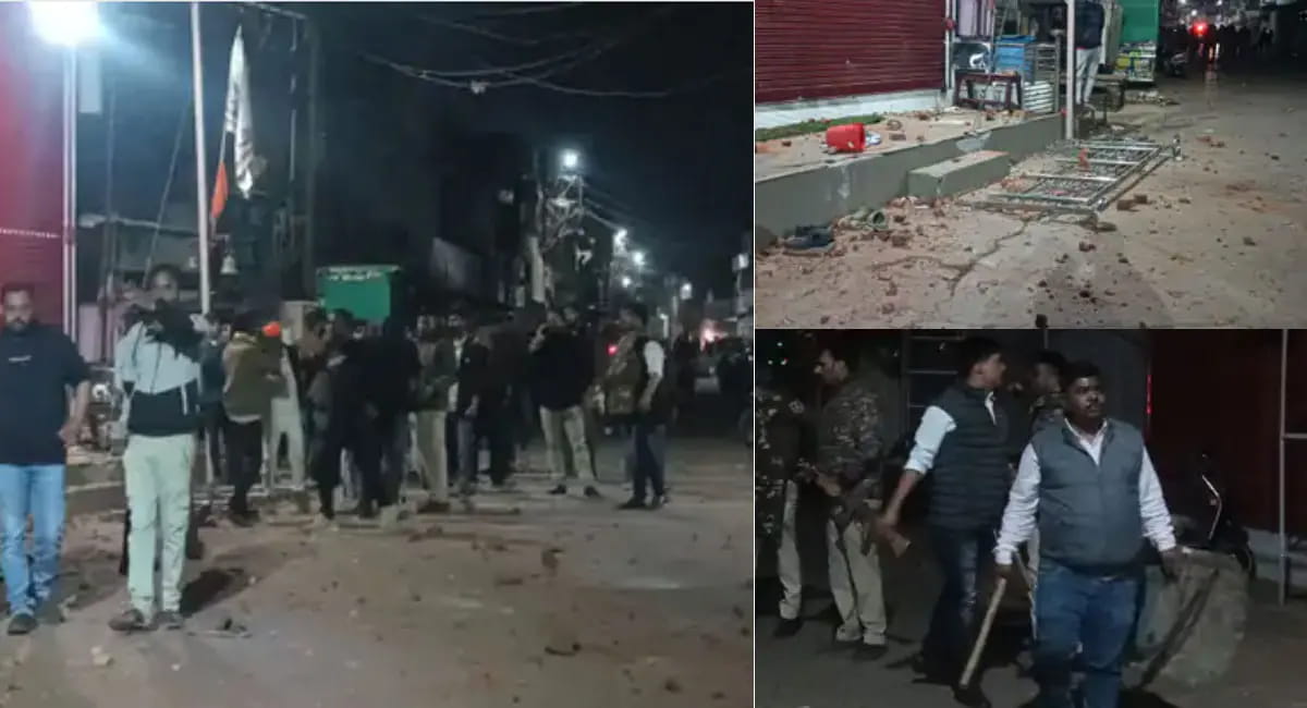 भड़की हिंसा, दो पक्षों में मारपीट-पथराव; एक ही समय हो रही थी आरती और नमाज