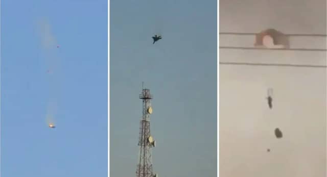 कुवैत में अमेरिकी F-15 फाइटर जेट क्रैश, हवा में लगी आग; देखें VIDEO