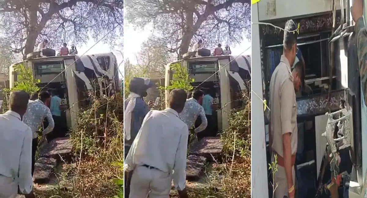टीकमगढ़ में कैसे पलटी इंदौर से आ रही बस, 11 से ज्यादा यात्री घायल