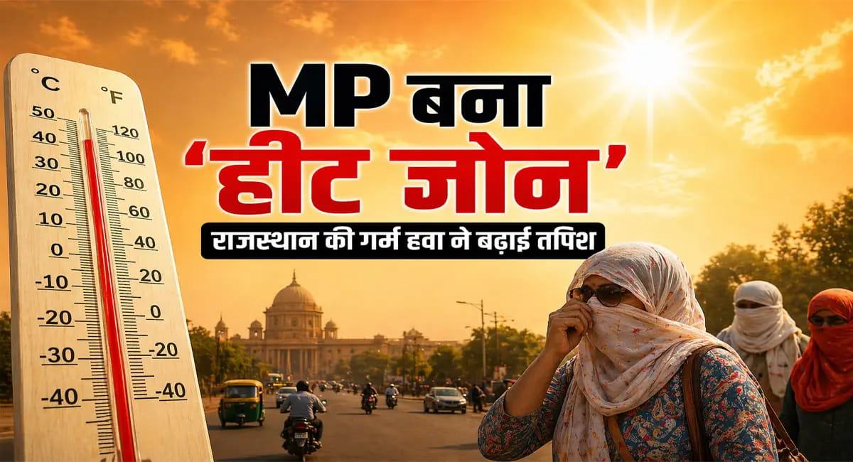 राजस्थान की गर्म हवाओं से झुलसा प्रदेश, 11 जिलों में लू का अलर्ट; 43.8°C पहुंचा पारा, स्कूलों में छुट्टियां