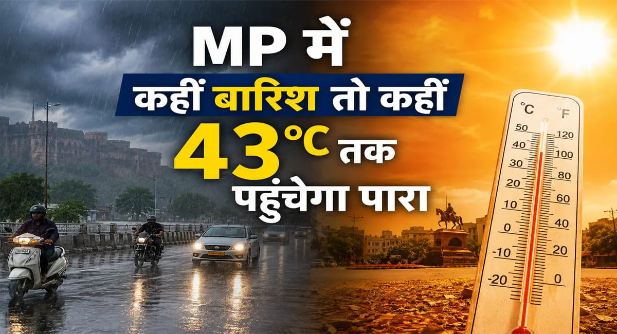 ग्वालियर समेत 11 जिलों में आंधी-बारिश अलर्ट, 44 में तेज गर्मी का खतरा; अगले 3 दिन कैसा रहेगा मौसम?