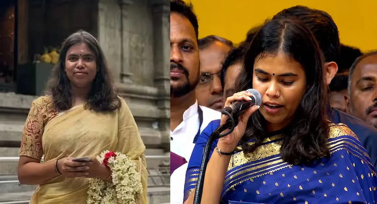 कौन हैं तमिलनाडु की सबसे युवा मंत्री एस कीर्तना? विजय कैबिनेट में एकमात्र महिला