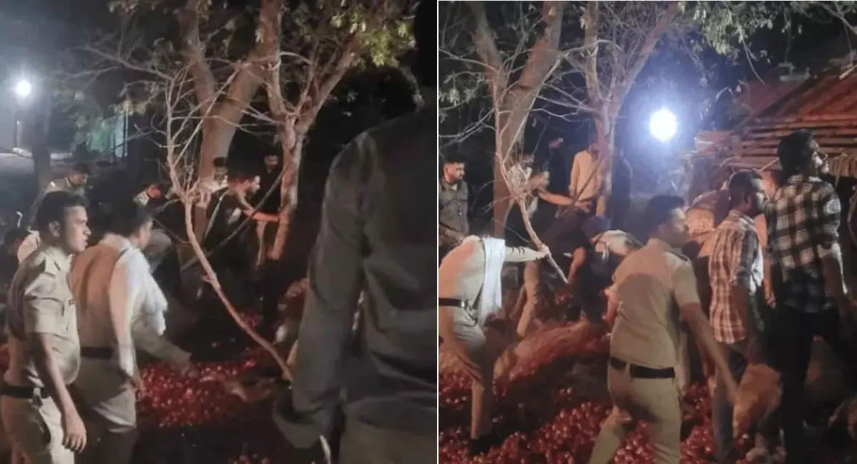 बोरियों के नीचे दबने से 3 मजदूरों की मौत, 2 घायल