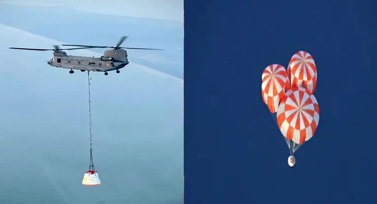 ISRO का दूसरा एयर ड्रॉप टेस्ट सफल