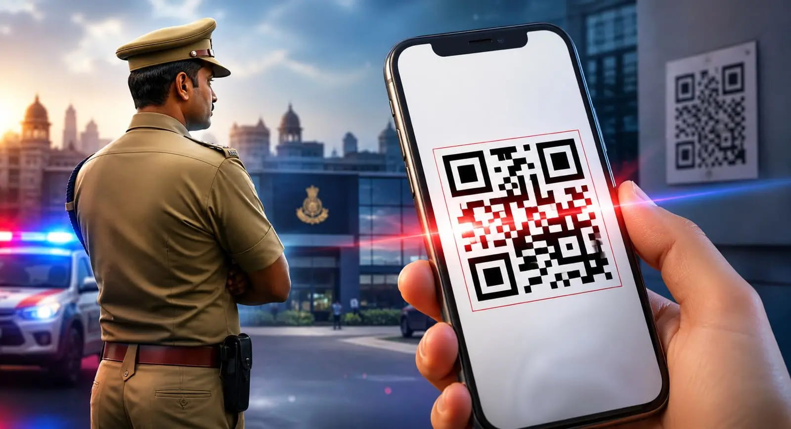 भोपाल पुलिस की नई पहल, क्यू आर कोड स्कैन कर सीधे कमिश्नर तक पहुंचेगी शिकायत