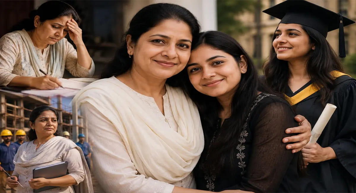 पति की मौत के बाद टूटीं, गहने गिरवी रख शुरू किया काम; संघर्ष के दम पर बेटी को ब्रिटेन तक पढ़ाया