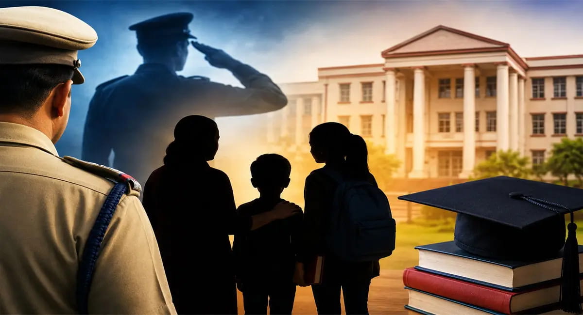 शहीद पुलिस और होमगार्ड कर्मियों के परिवार को बड़ी राहत, कॉलेजों में मिलेगी अतिरिक्त आरक्षित सीट