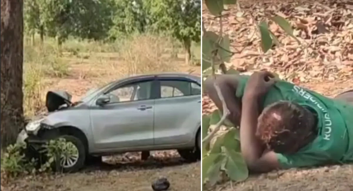 ताला-मानपुर मार्ग पर हादसा, कार-बाइक की टक्कर में 2 युवकों की मौत