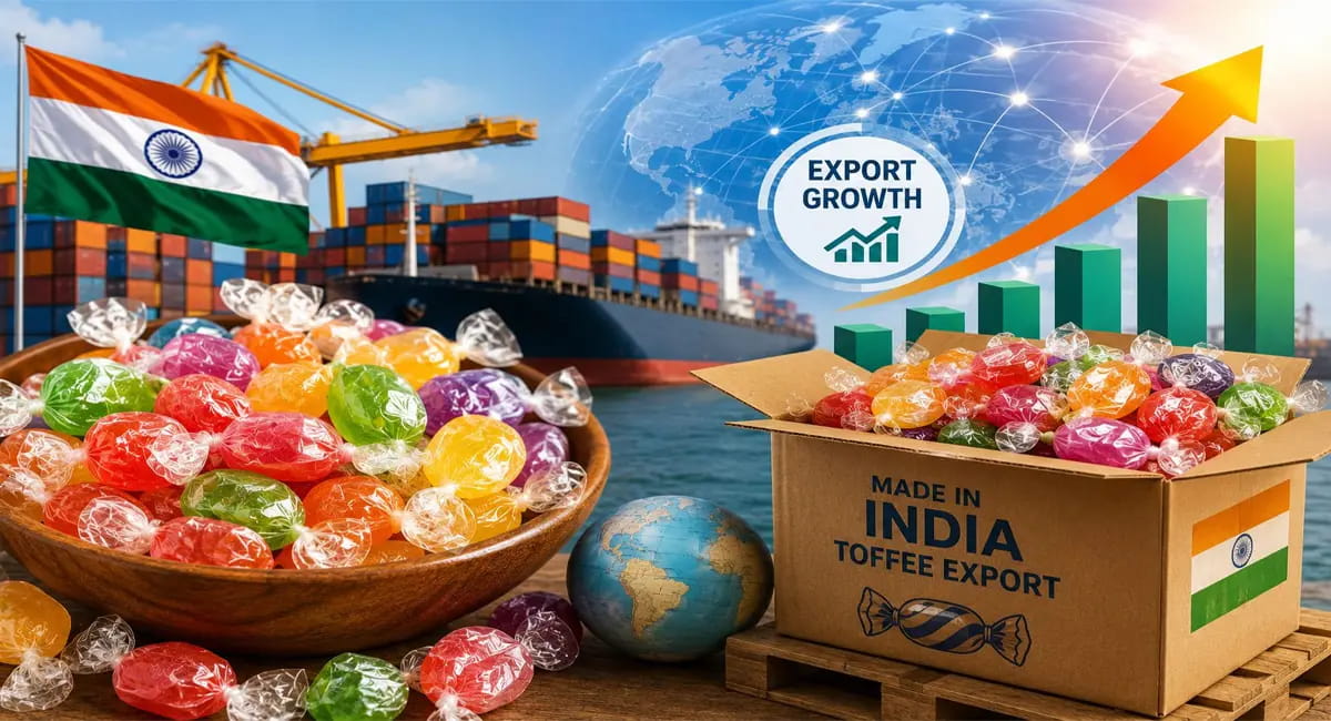 12 साल में 166% बढ़ा भारत का टॉफी एक्सपोर्ट, दुनिया में बढ़ी भारतीय मिठास की मांग