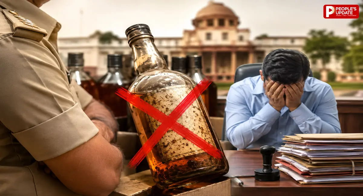 एक्सपायरी शराब वितरण मामले में आबकारी अधिकारी निलंबित, जांच रिपोर्ट के बाद कड़ी कार्रवाई