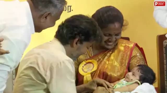 तमिलनाडु में नवजातों को 1 ग्राम सोने की अंगूठी, CM विजय ने शुरू की ‘थाई मामन थंगा मोथिरम’ योजना