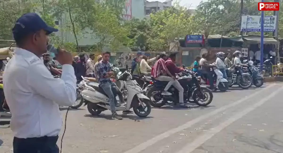 इंदौर में ट्रैफिक के बीच लंबा सफर पड़ रहा भारी, 350 मरीजों में 40% को एलर्जी-अस्थमा के लक्षण