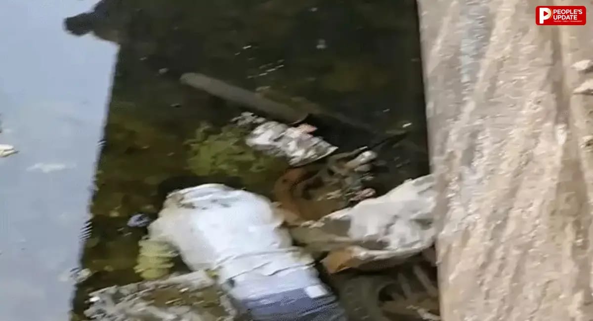 शिवपुरी में पुल के नीचे नाले में मिला पटवारी के बेटे का शव, पास में खड़ी मिली बाइक; पिता ने जताई हत्या की आशंका