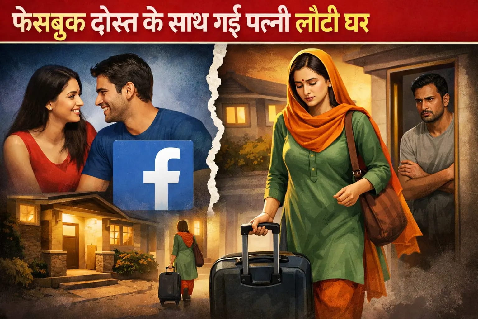 पति ने साथ रखने से किया इनकार, वीडियो वायरल